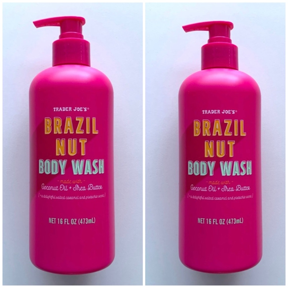 Lot of 2, Trader Joe’s LIMITED EDITION!!!! Brazil nut Body Wash. BNIB